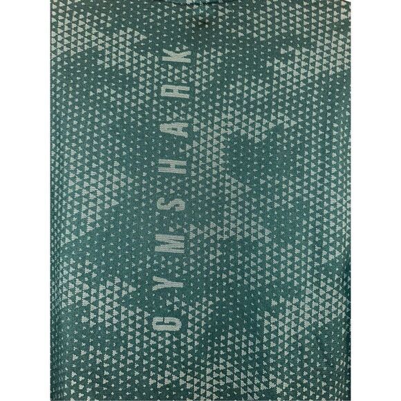 GYMSHARK Jacket Mens Large Slim Green 1/4 Zip Pullover Seamless Sport Gym woodla - Picture 5 of 6